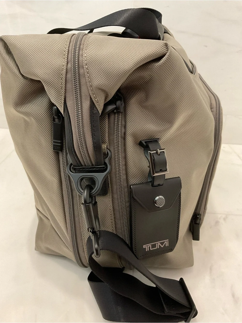 NEW Tumi ALPHA 18.5” Double Expansion TRAVEL Satchel Bag - GRAY ALLOY❗️